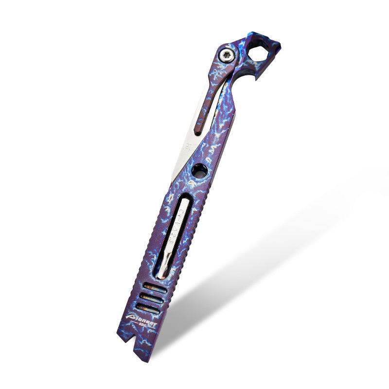 Pioneer EDC Titanium Multi-Tool Pry Bar Survival