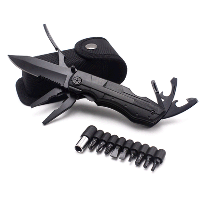 Portable Folding Multi-Tool Pliers Knife Outdoor Survival Kit