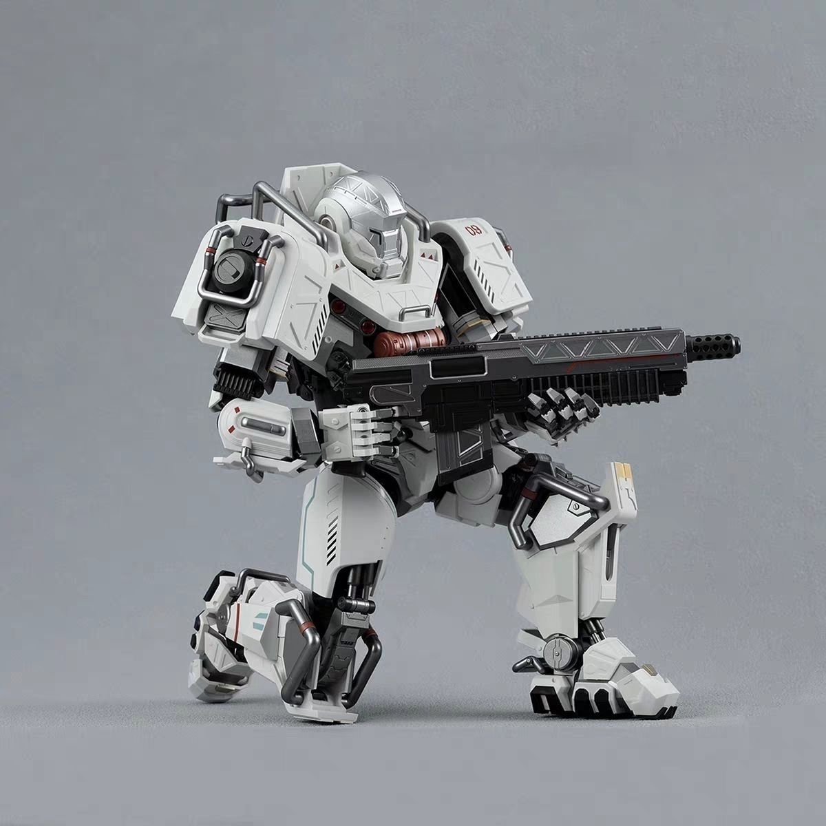 MENG MECHA-011 Lingcage White Shark 1/9 Scale Mecha Model Kit
