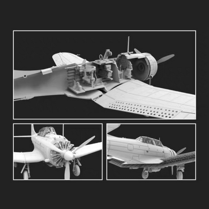 Flyhawk FH6002 1/72 SBD-2 Dauntless Dive Bomber Upgrade Model Kit