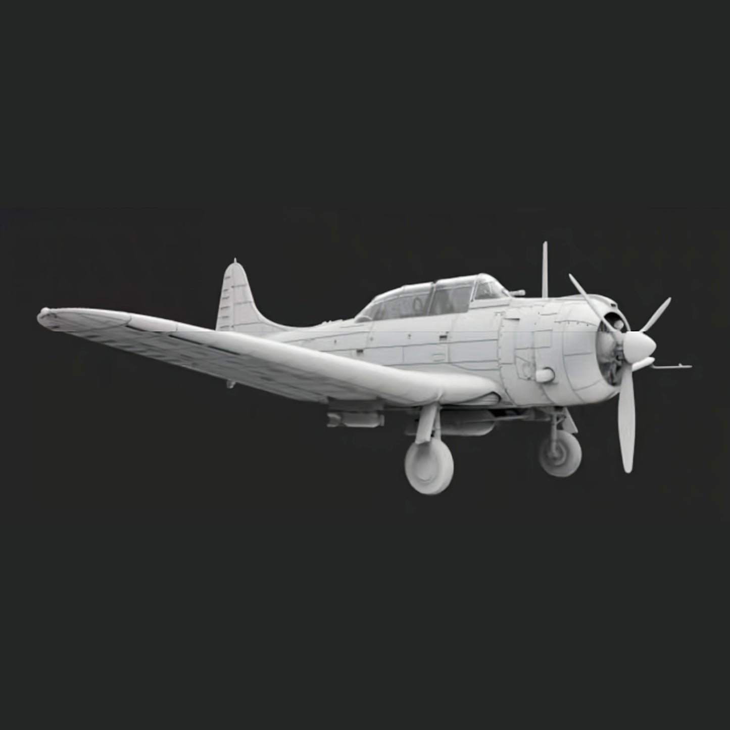 Flyhawk FH6002 1/72 SBD-2 Dauntless Dive Bomber Upgrade Model Kit