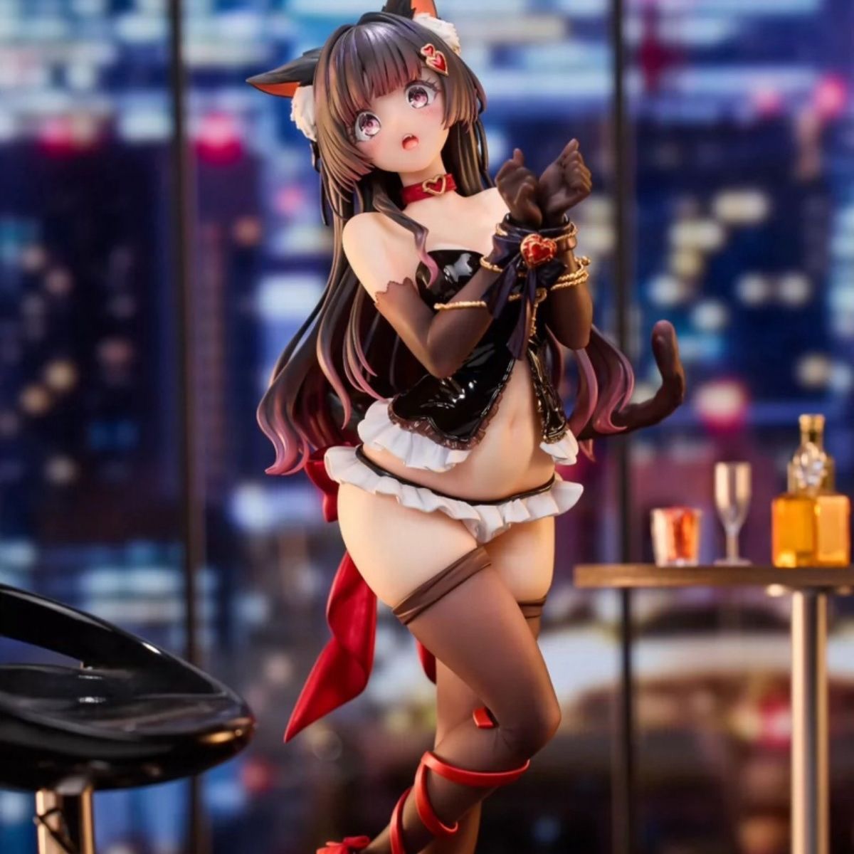 SIKI ANIM Original Bound Cat Girl 1/7 Scale PVC Collectible Figure