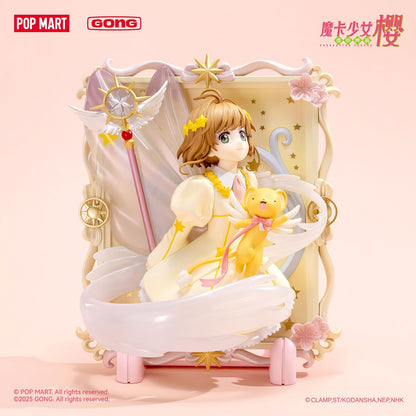 POP MART GONG Cardcaptor Sakura Clear Card Sakura Kero Diorama Figure
