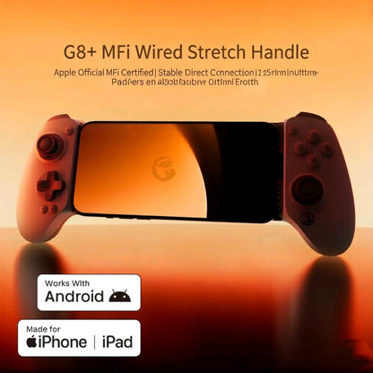 GameSir G8+ MFi Certified Wired Stretch Mobile Gaming Controller for iPhone iPad Android