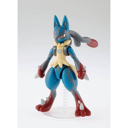 Bandai Pokemon Plamo Collection Lucario No.35 Evolution Series Articulated Model Kit