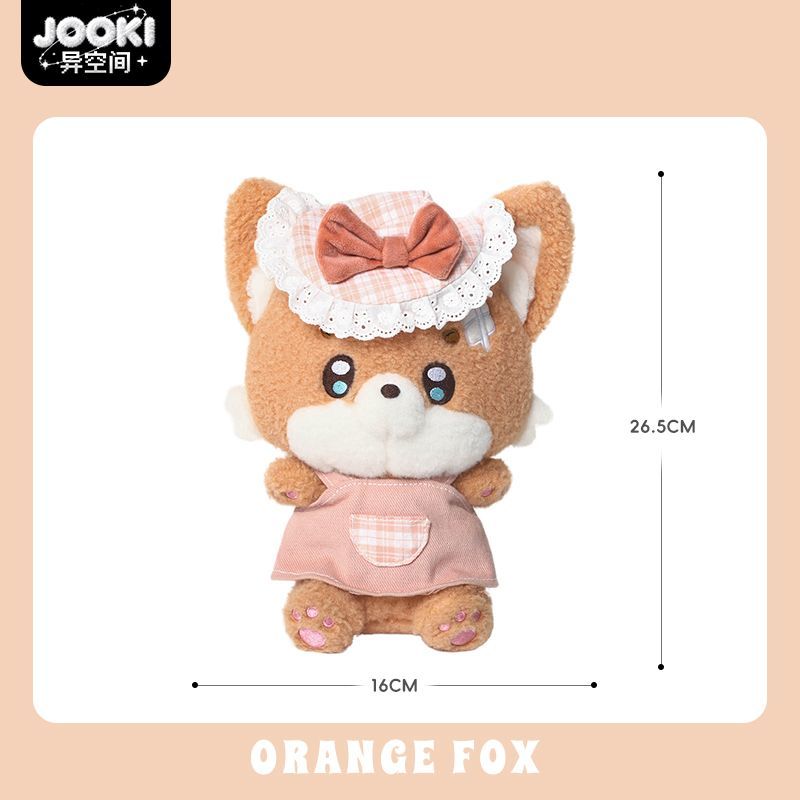 JOOKI Magic Manor Orange Fox Plush Stuffed Doll Kawaii Collectible Gift 26.5cm