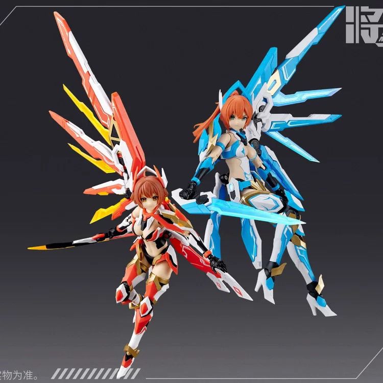 Jianghunji Three Kingdoms Mecha Girl Da Qiao Xiao Qiao Lovebirds Wing Dual Set Plastic Model Kit