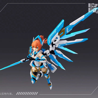 Jianghunji Three Kingdoms Mecha Girl Da Qiao Xiao Qiao Lovebirds Wing Dual Set Plastic Model Kit