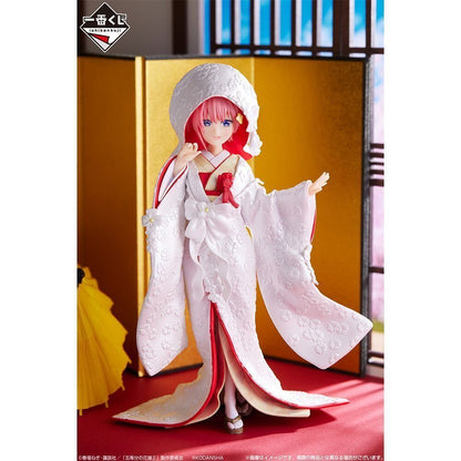 Bandai Ichiban Kuji Quintessential Quintuplets II Blessed Departure Nakano Ichika Shiromuku Wedding Kimono Prize A Figure 18cm
