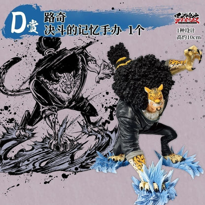Bandai Ichiban Kuji One Piece Sumishikikaigi Duel Memories Prize D Rob Lucci Figure 10cm