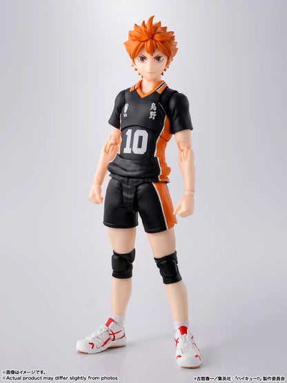 Bandai S.H.Figuarts Haikyu Shoyo Hinata Karasuno No.10 Volleyball Uniform Articulated Action Figure