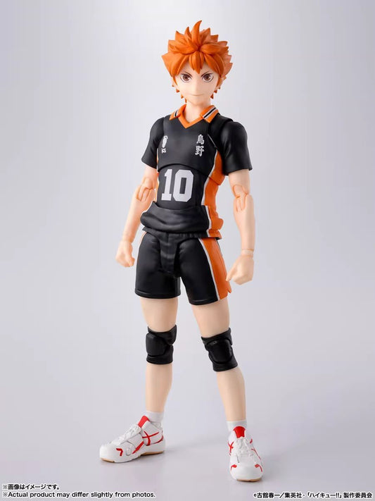 Bandai S.H.Figuarts Haikyu Shoyo Hinata Karasuno No.10 Volleyball Uniform Articulated Action Figure