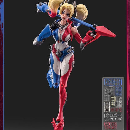 Blokees Galaxy Level Up DC Harley Quinn Mecha Armor Articulated Model Kit