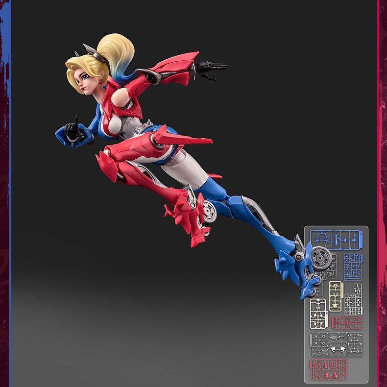 Blokees Galaxy Level Up DC Harley Quinn Mecha Armor Articulated Model Kit