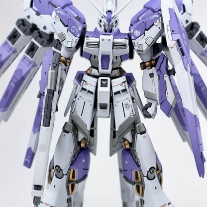 Aurora Studio RG 1/144 Hi-ν Gundam Lavender Purple Custom Painted Gunpla Kit