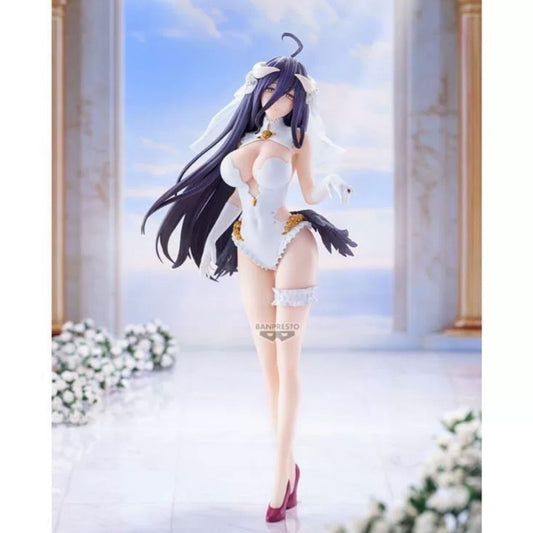 Banpresto Overlord Glitter Glamours Albedo Wedding Dress Ver PVC Figure 27cm