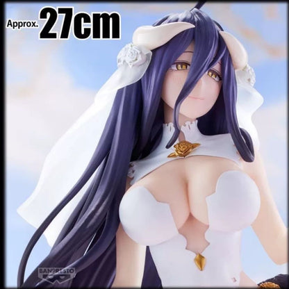 Banpresto Overlord Glitter Glamours Albedo Wedding Dress Ver PVC Figure 27cm