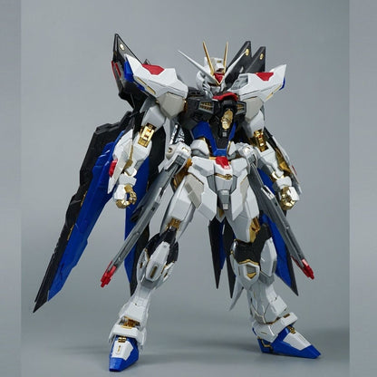 Daban 8802 MG 1/100 Strike Freedom Gundam MB Style with Gold Chrome Alloy Inner Frame