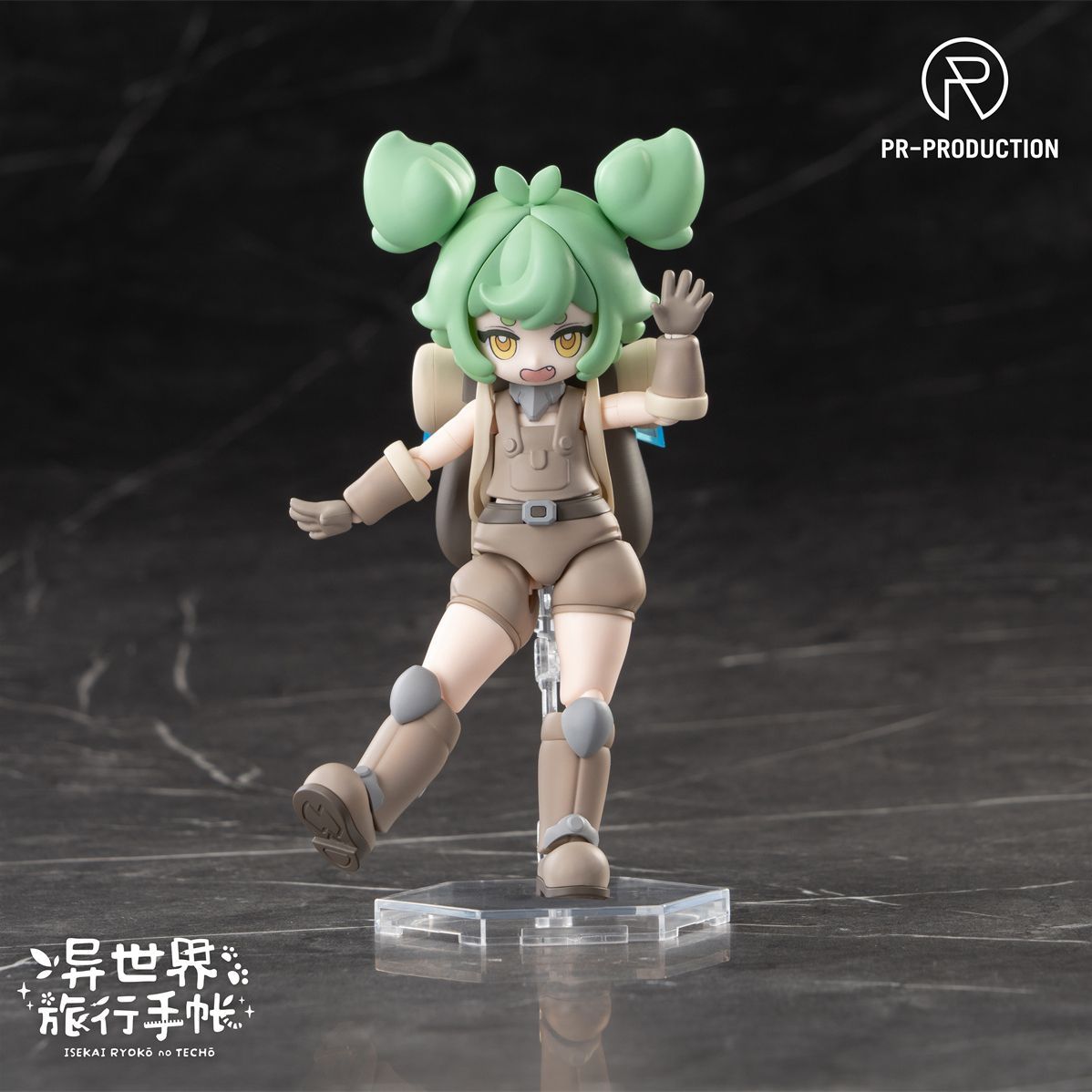 PR-Production Isekai Ryoko no Techo 03 Hailey Smith Novice Blacksmith Articulated Model Kit