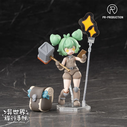 PR-Production Isekai Ryoko no Techo 03 Hailey Smith Novice Blacksmith Articulated Model Kit