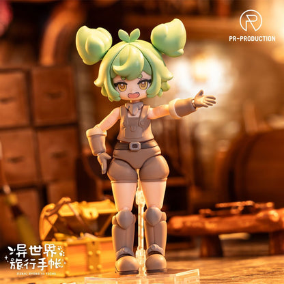 PR-Production Isekai Ryoko no Techo 03 Hailey Smith Novice Blacksmith Articulated Model Kit
