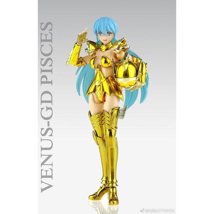 GREATTOYS Saint Cloth Myth EX Pisces Venus Female Gold Saint Sacred Contract Articulated Figure