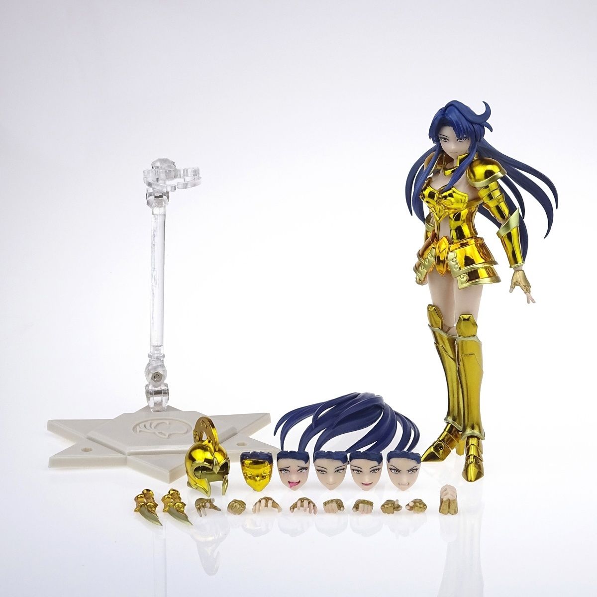 GREATTOYS Saint Cloth Myth EX Aquarius Mii Female Gold Saint Sacred Contract Articulated Figure