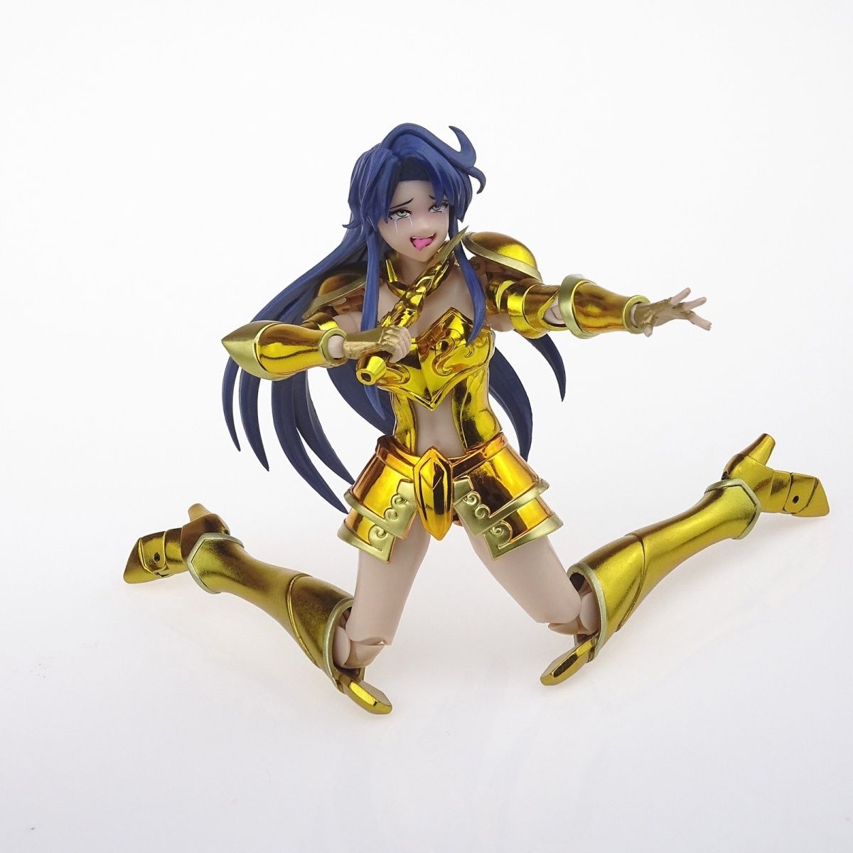 GREATTOYS Saint Cloth Myth EX Aquarius Mii Female Gold Saint Sacred Contract Articulated Figure