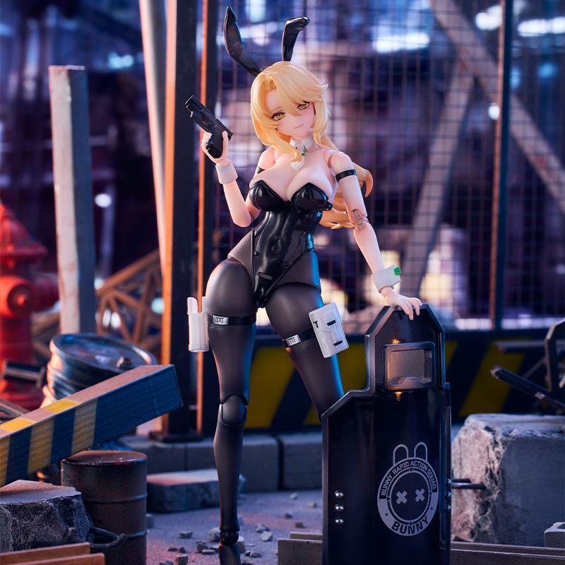 Sushing Bunny Rapid Action Squad Elena Shield Bearer 1/12 Articulated Action Figure with Tactical Weapon Set