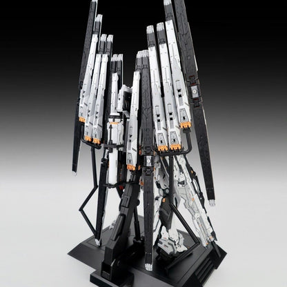 Farm Master Fortune Bull Nu Gundam GK Style 1/100 Snap-Fit Model Kit with Six Fin Funnels Display Base & Special Bonus