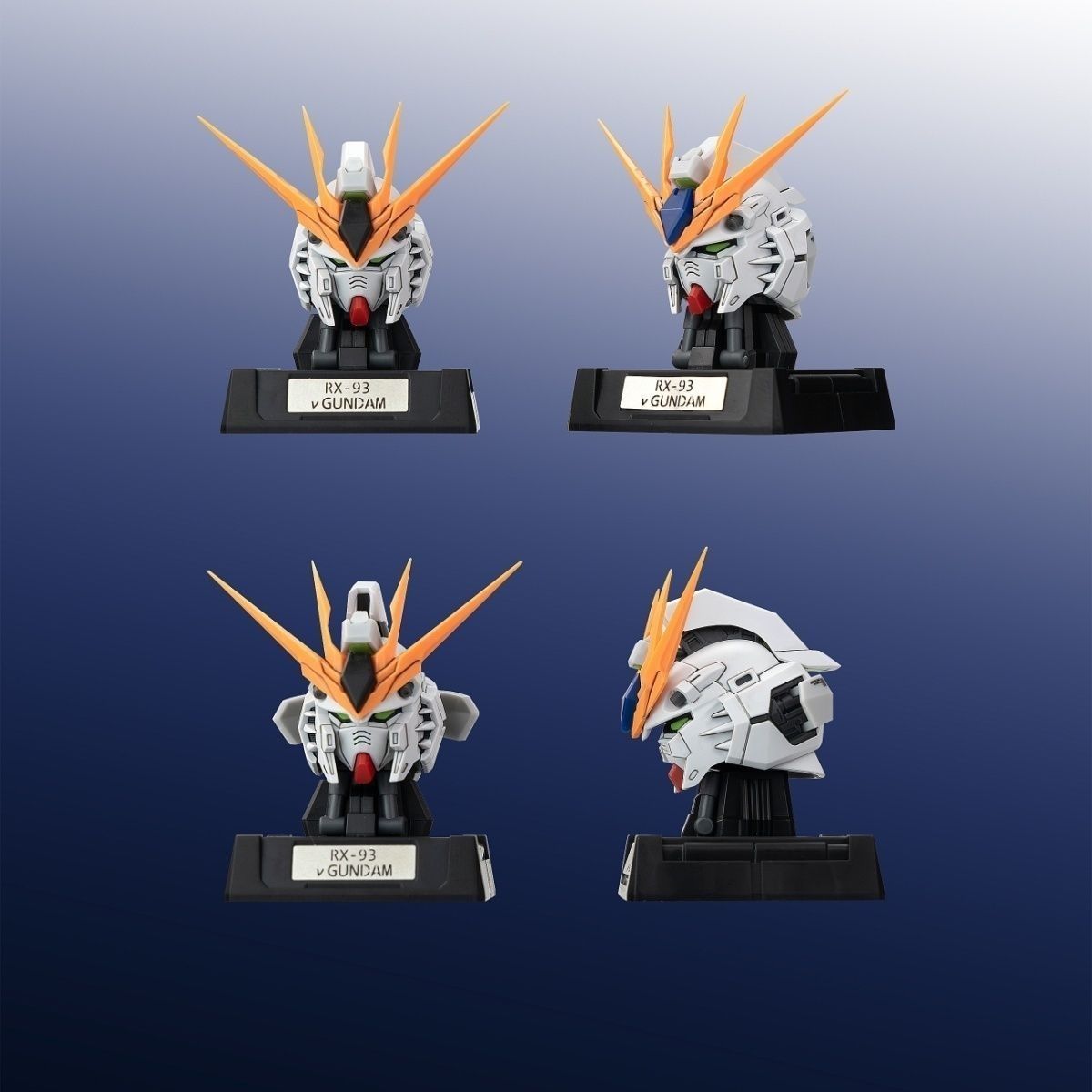 Farm Master Fortune Ox Nu Gundam GK Style 1/100 Snap-Fit Model Kit with Dual-Section Beam Rifle Display Base & SD Head Bonus
