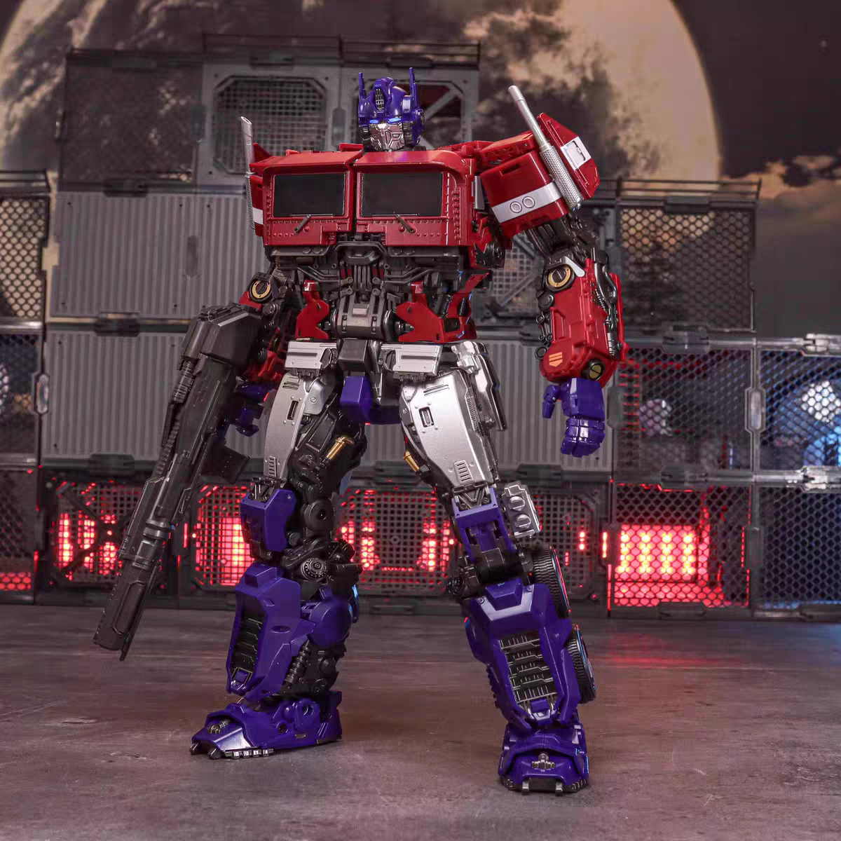 Tianyi DM-01 Bumblebee Movie Optimus Prime Transforming Action Figure Truck to Robot with Rifle & Battle Axe