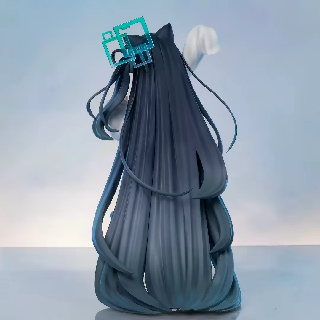 Blue Archive Tendou Alice Pajama Home Ver Collector Figure Cat Ears Stretching Pose with Blue Cat Slippers & Plush Toy