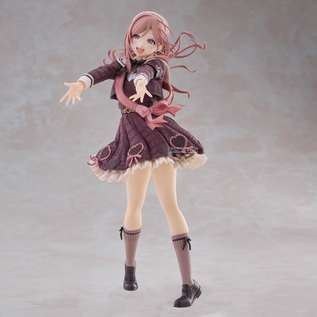 Bandai ESPRESTO Gakuen Idolmaster Sweet Moment Himesaki Ribo Prize Figure Concert Reach Pose Knit Sailor Dress