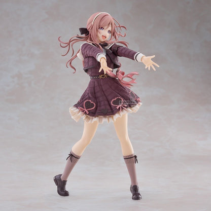 Bandai ESPRESTO Gakuen Idolmaster Sweet Moment Himesaki Ribo Prize Figure Concert Reach Pose Knit Sailor Dress