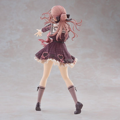 Bandai ESPRESTO Gakuen Idolmaster Sweet Moment Himesaki Ribo Prize Figure Concert Reach Pose Knit Sailor Dress