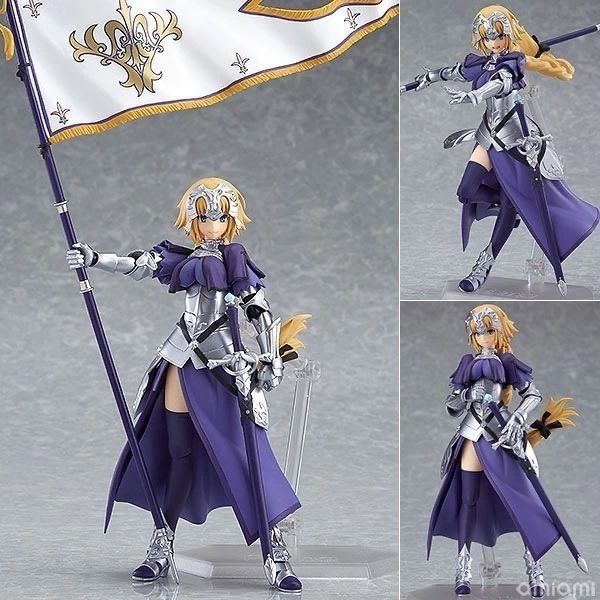 Max Factory figma 366 Fate Grand Order Jeanne d'Arc Ruler Articulated Action Figure with Flag & Lance