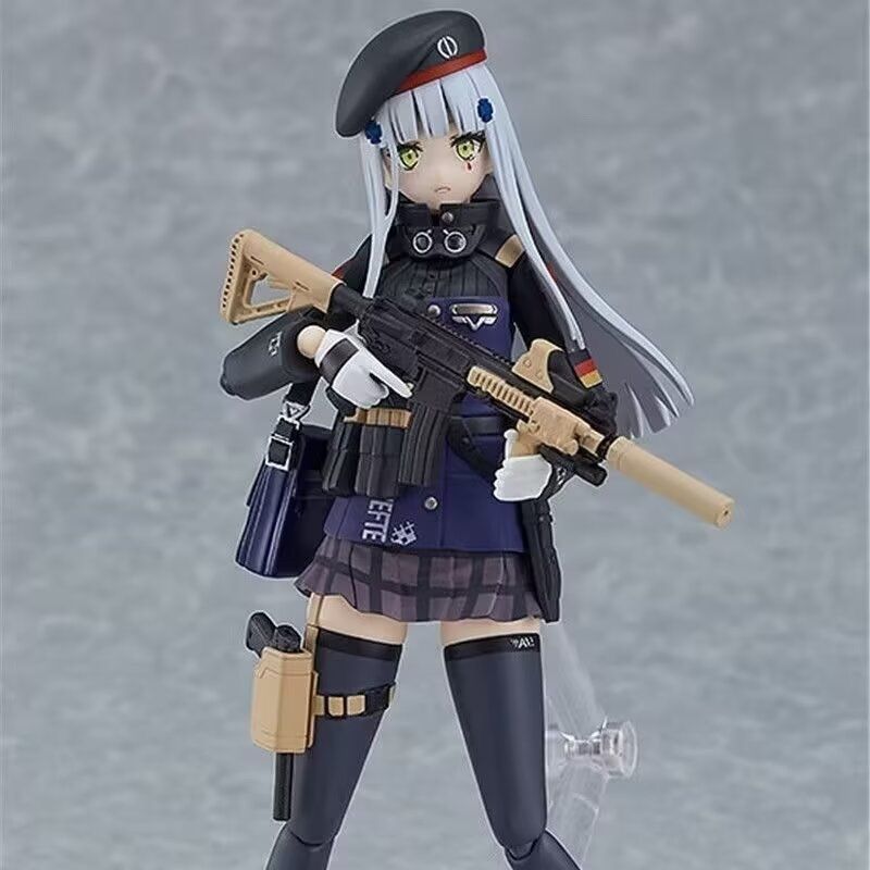 figma 573 Girls Frontline HK416 Tactical Doll Articulated Action Figure with Full Weapons Set