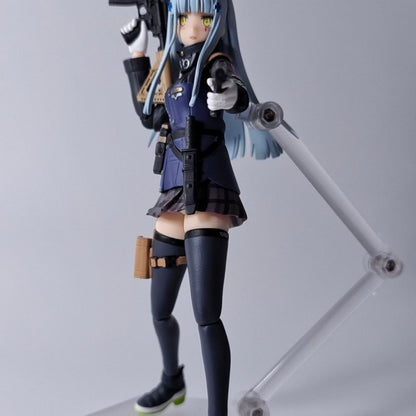 figma 573 Girls Frontline HK416 Tactical Doll Articulated Action Figure with Full Weapons Set