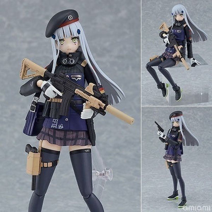 figma 573 Girls Frontline HK416 Tactical Doll Articulated Action Figure with Full Weapons Set