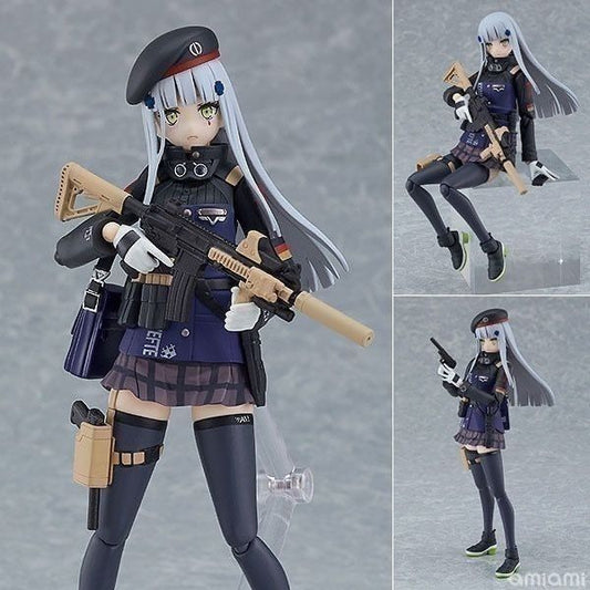 figma 573 Girls Frontline HK416 Tactical Doll Articulated Action Figure with Full Weapons Set