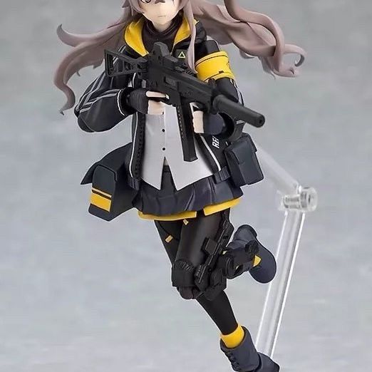 Max Factory figma Girls Frontline UMP45 Tactical Doll Articulated Action Figure with SMG Weapons Set