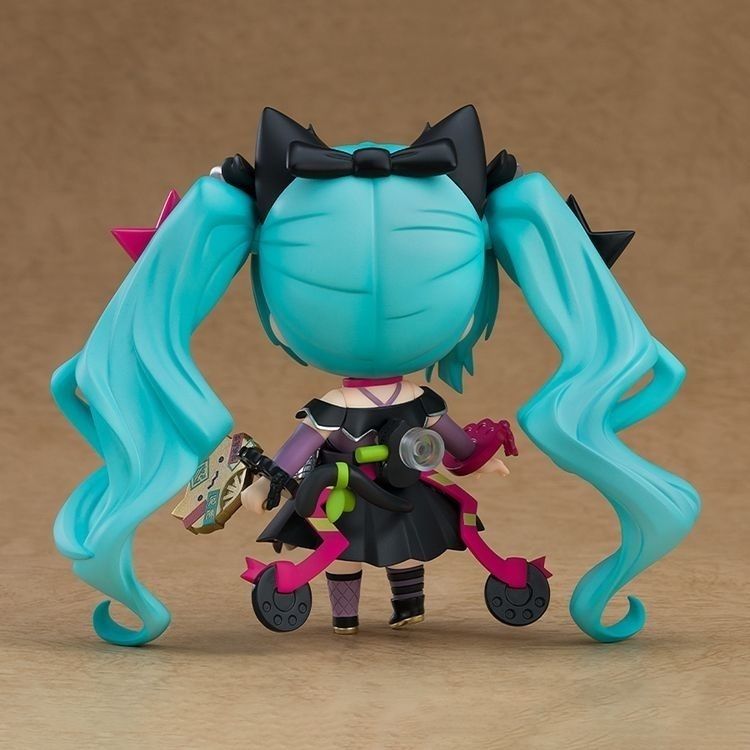 Good Smile Nendoroid 2759 Hatsune Miku Lucky Black Cat Ver Nendoroid Figure with Fortune Fan Microphone Tricycle