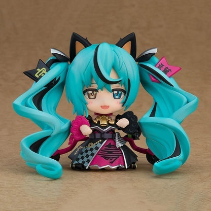 Good Smile Nendoroid 2759 Hatsune Miku Lucky Black Cat Ver Nendoroid Figure with Fortune Fan Microphone Tricycle