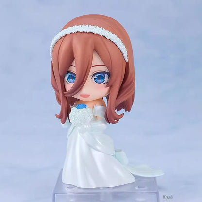Good Smile Nendoroid 2374 Quintessential Quintuplets Miku Nakano Wedding Dress Ver Figure with Rose Bouquet