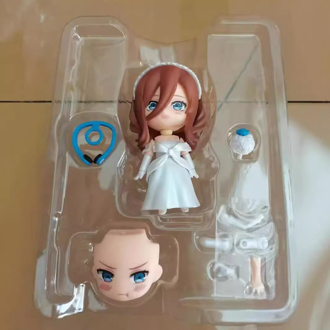 Good Smile Nendoroid 2374 Quintessential Quintuplets Miku Nakano Wedding Dress Ver Figure with Rose Bouquet