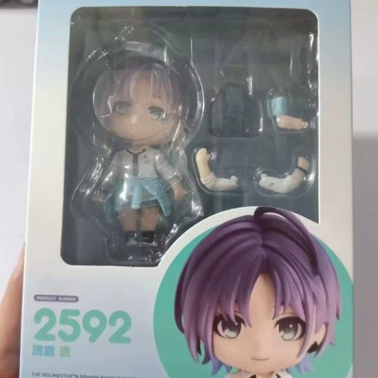 Good Smile Nendoroid 2592 THE IDOLM@STER Shiny Colors Asakura Toru Nendoroid Figure with Bag & Speech Bubble