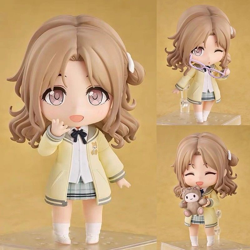 Good Smile Nendoroid 2591 THE IDOLM@STER Shiny Colors Ichikawa Hinana Nendoroid Figure with Bear Plush & Glasses