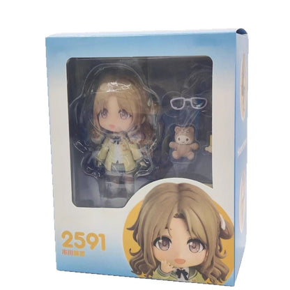 Good Smile Nendoroid 2591 THE IDOLM@STER Shiny Colors Ichikawa Hinana Nendoroid Figure with Bear Plush & Glasses