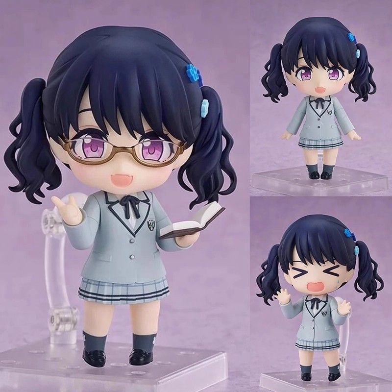 Good Smile Nendoroid 2618 THE IDOLM@STER Shiny Colors Fukumaru Koito Nendoroid Figure with Book & Glasses